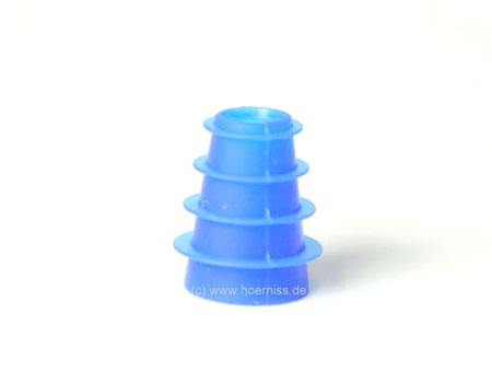 Ohrstöpsel 4-7 mm blau, Baumform