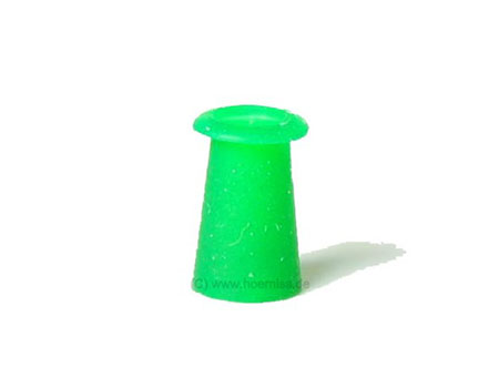 Ohrstöpsel 7,5 mm grün, Schirmform