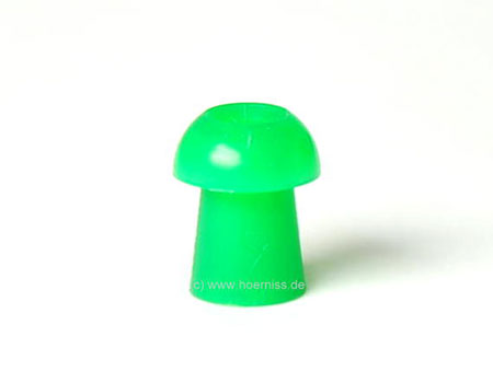 Ohrstöpsel 9 mm grün, Pilzform
