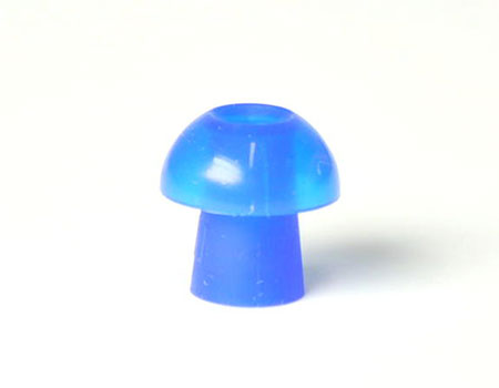 Ohrstöpsel 11 mm blau, Pilzform