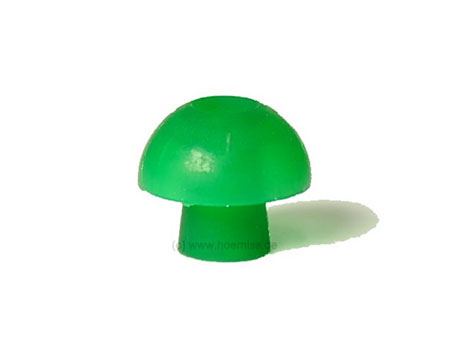 Ohrstöpsel 13 mm grün, Pilzform